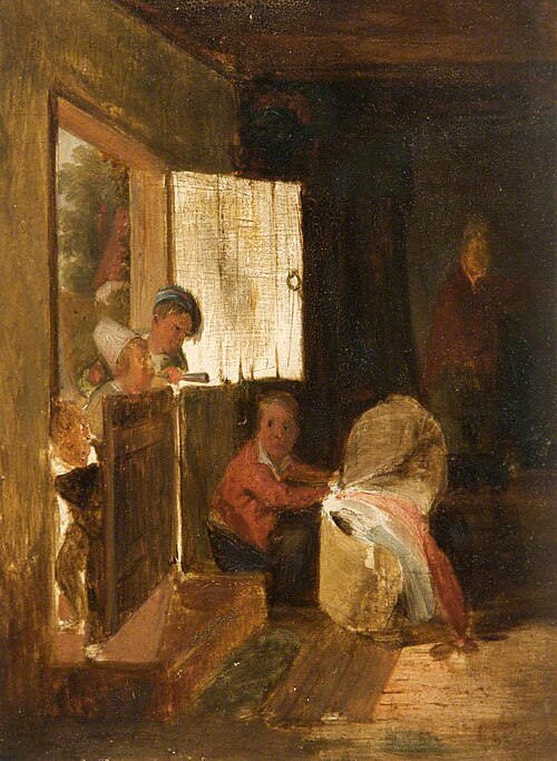 Beating for Recruits (Rocking the Cradle), , Thomas Webster