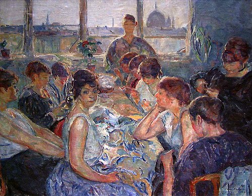 Sewing-Room, 1917, Soren Onsager