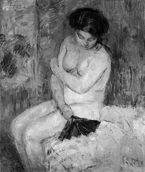 Seated Female Nude, 1908, Soren Onsager