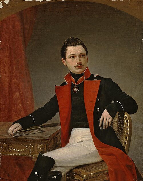 Portrait of P.A.Balashov, 1843, Pimen Nikitich Orlov