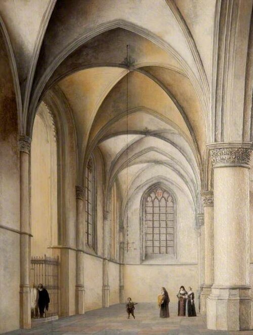 Interieur de St. Bravo, 1633, Pieter Jansz Saenredam