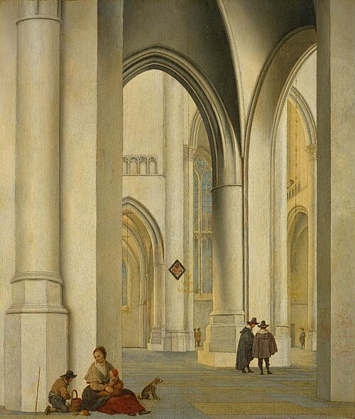 Interior of St. Bavo in Haarlem, 1636, Pieter Jansz Saenredam
