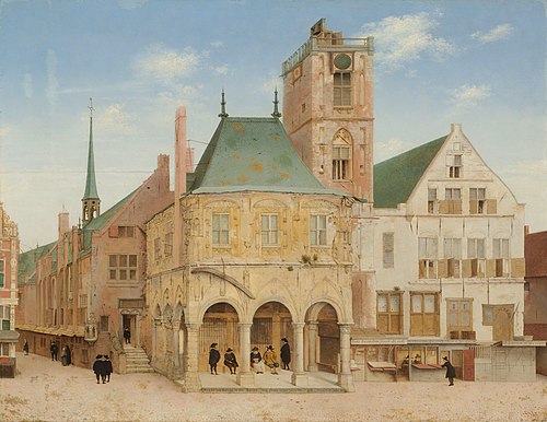 L'ancien hôtel de ville à Amsterdam, 1657, Pieter Jansz Saenredam