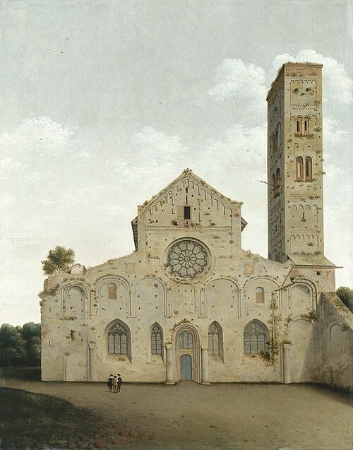 The West Façade of the Church of Saint Mary in Utrecht, 1662, Pieter Jansz Saenredam