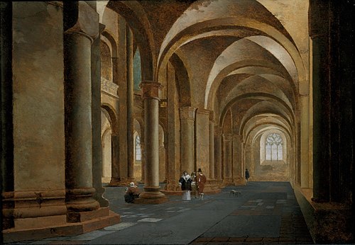 De noordelijke zijbeuk van de Sint Mariakerk te Utrecht, 1641, Pieter Jansz Saenredam