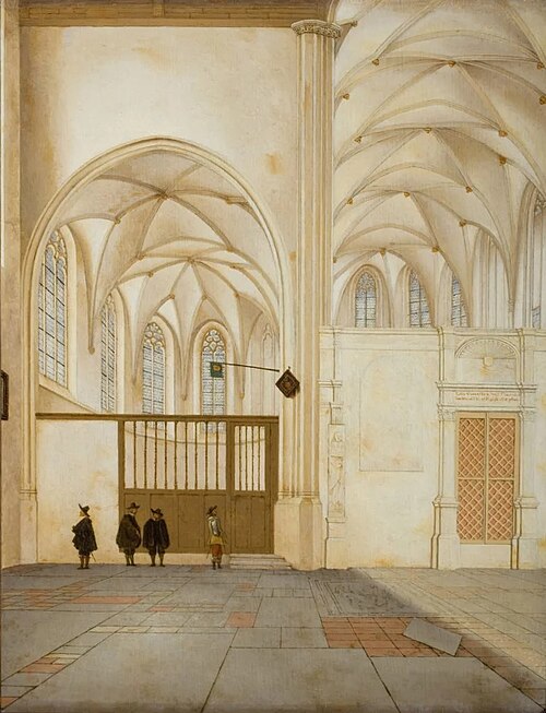 A View of Sint Janskerk, Utrecht, 1655, Pieter Jansz Saenredam