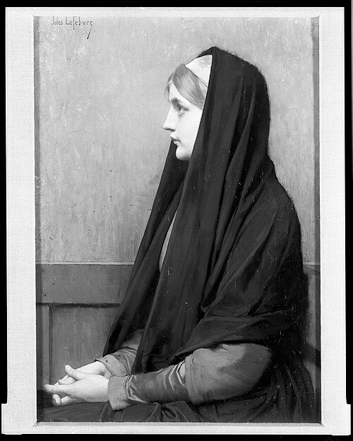 Seated Woman, 1887, Jules Lefebvre