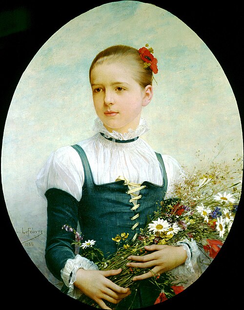 Porträt der Edna Barger of Connecticut, 1884, Jules Lefebvre
