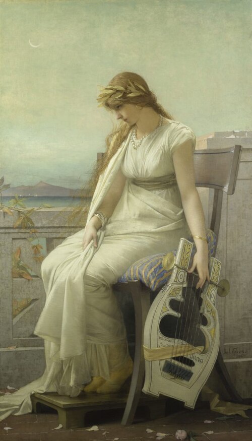 Sappho, 1884, Jules Lefebvre