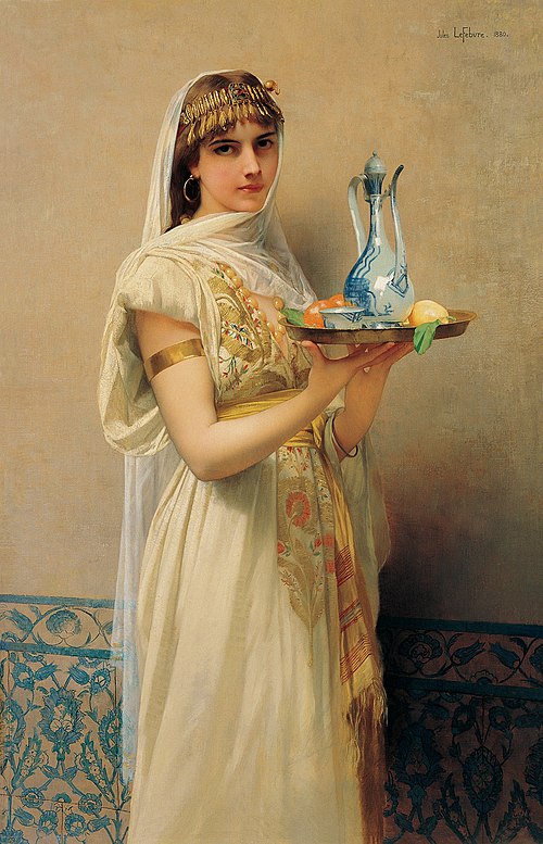 Servante, 1880, Jules Lefebvre