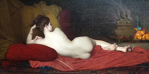 Odalisque, 1874, Jules Lefebvre