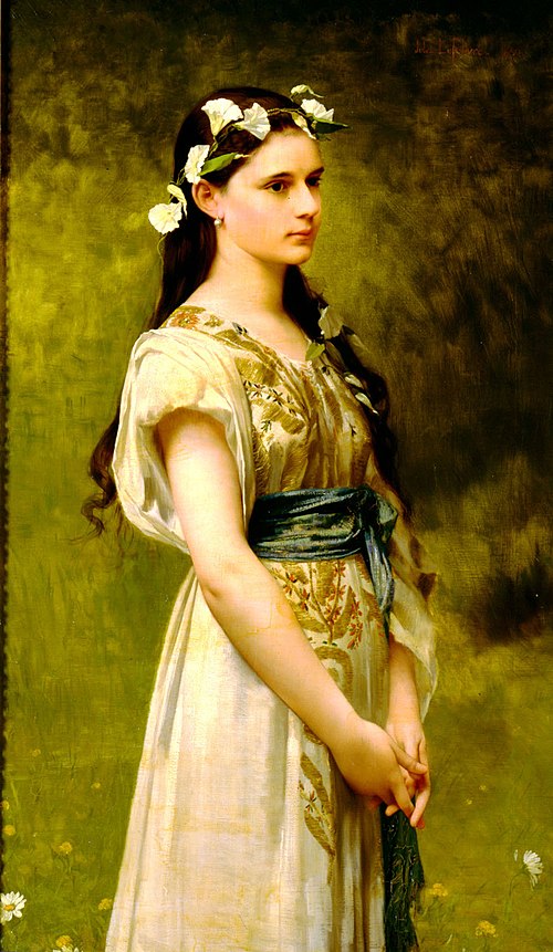 Portrait de Julia Foster Ward, 1880, Jules Lefebvre