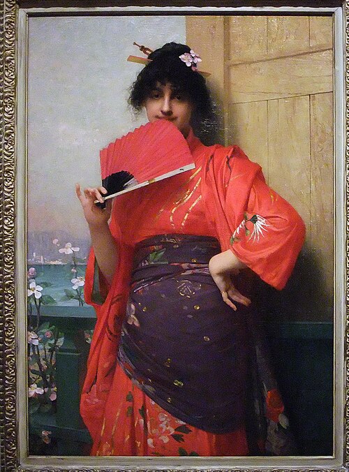 Une Japonaise, 1882, Jules Lefebvre