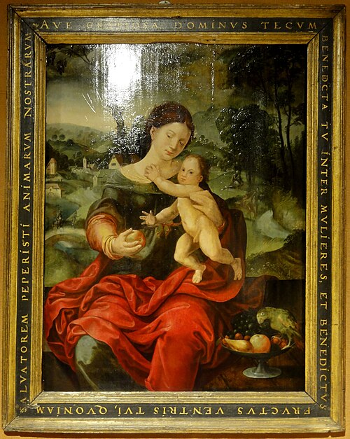 Vierge au perroquet, , Pieter Coecke van Aelst