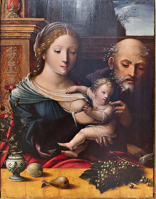 Holy Family, 1550, Pieter Coecke van Aelst