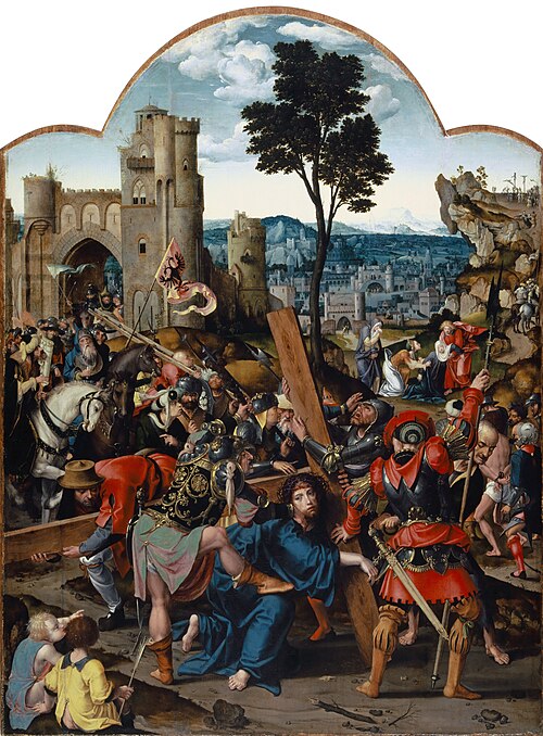 Christ bearing the cross, 1533, Pieter Coecke van Aelst