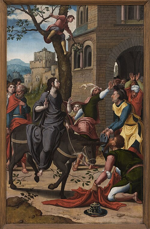 Intocht in Jeruzalem, 1532, Pieter Coecke van Aelst