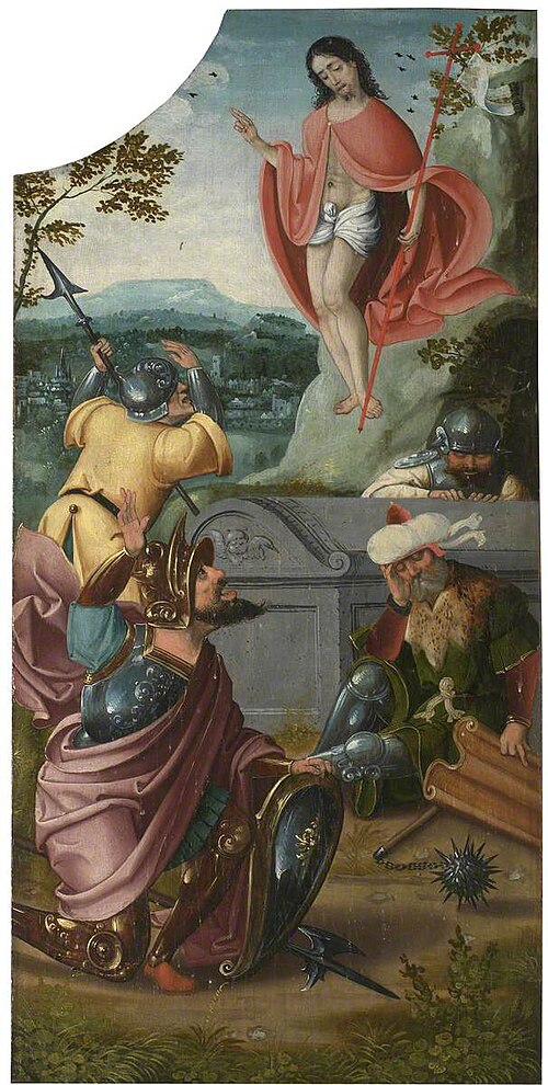 The Oxburgh Retable: The Resurrection, 1530, Pieter Coecke van Aelst