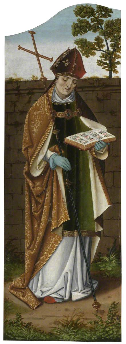 The Oxburgh Retable: Saint Ambrose, 1530, Pieter Coecke van Aelst