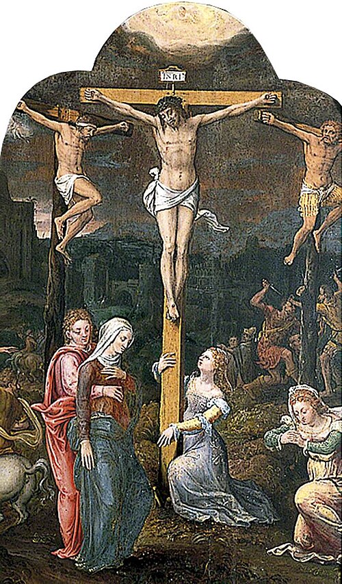 The Crucifixion, 1530, Pieter Coecke van Aelst