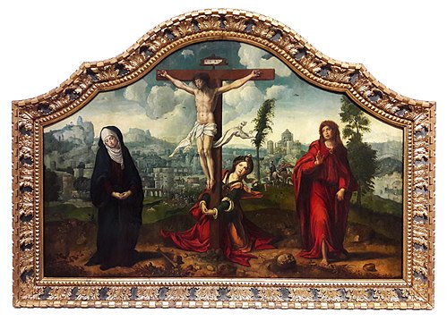 Crucifixion, 1530, Pieter Coecke van Aelst