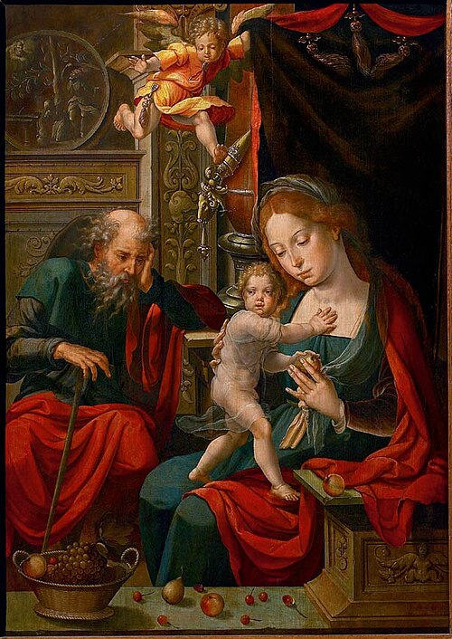 The Holy Family, 1530, Pieter Coecke van Aelst