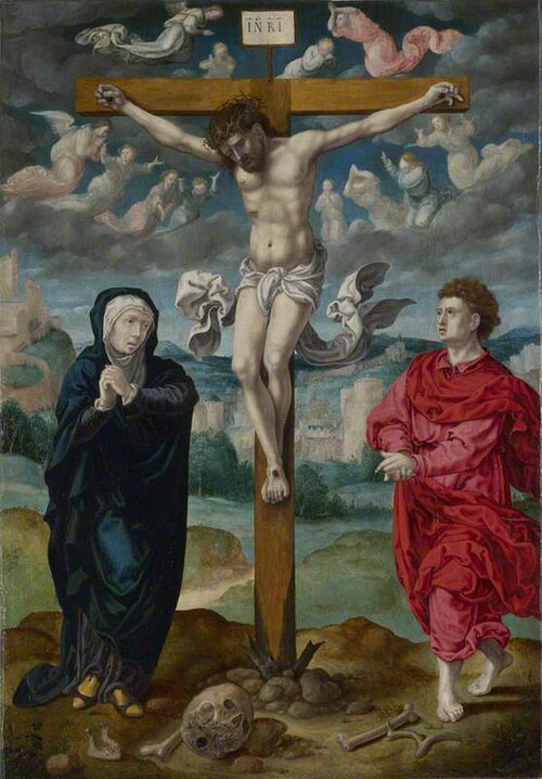 The Crucifixion: Central Panel, 1530, Pieter Coecke van Aelst
