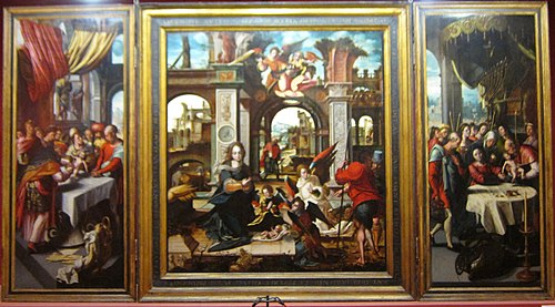 Triptych of Nava and Grimon, 1546, Pieter Coecke van Aelst