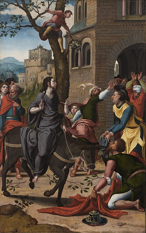 Entry of Christ into Jerusalem, 1530, Pieter Coecke van Aelst