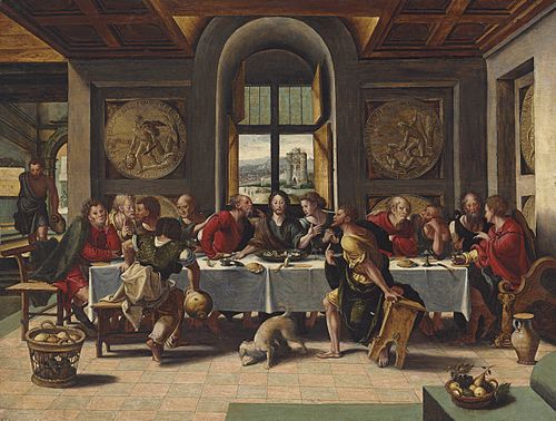 Last Supper, 1528, Pieter Coecke van Aelst