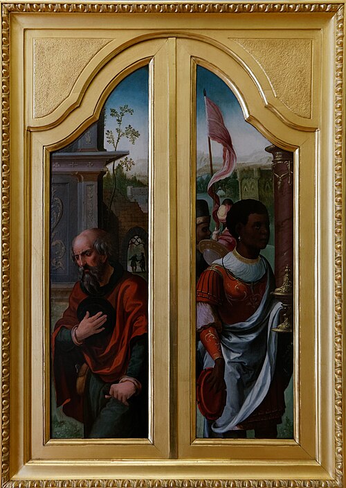 St Joseph and King Balthazar, 1550, Pieter Coecke van Aelst