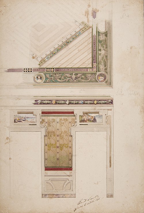 Sala de Jantar 01, 1911, Oreste Sercelli