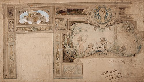 Sala de Jantar 04, 1902, Oreste Sercelli