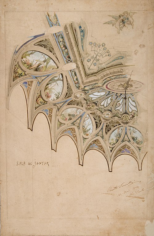 Sala de Jantar 05, 1902, Oreste Sercelli