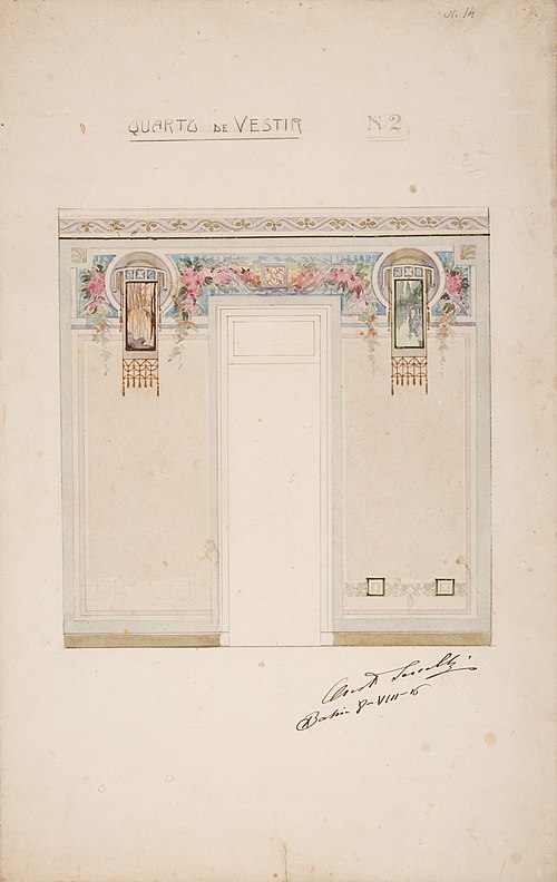 Quarto de Vestir, 1916, Oreste Sercelli