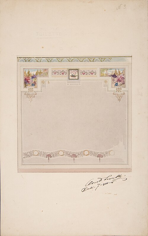 Toilette Senhoras 02, 1916, Oreste Sercelli