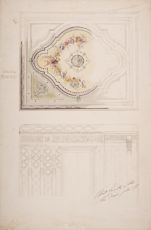 Sala de Musica, 1927, Oreste Sercelli