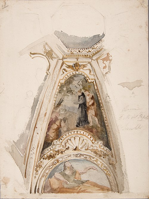 Roma S. Ma Del Papolo, 1890, Oreste Sercelli