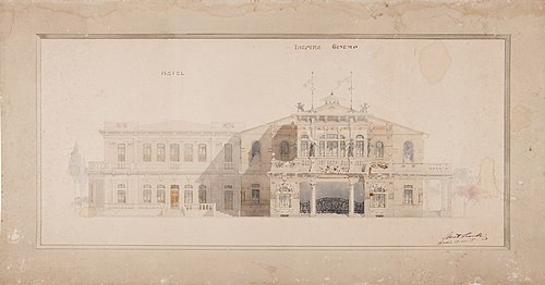 Hotel Theatro Cinema, 1918, Oreste Sercelli