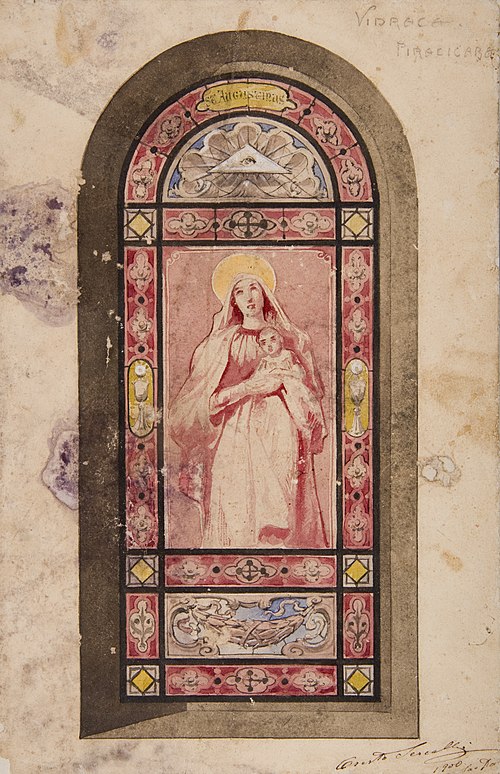 Vidraça Piracicaba, 1900, Oreste Sercelli