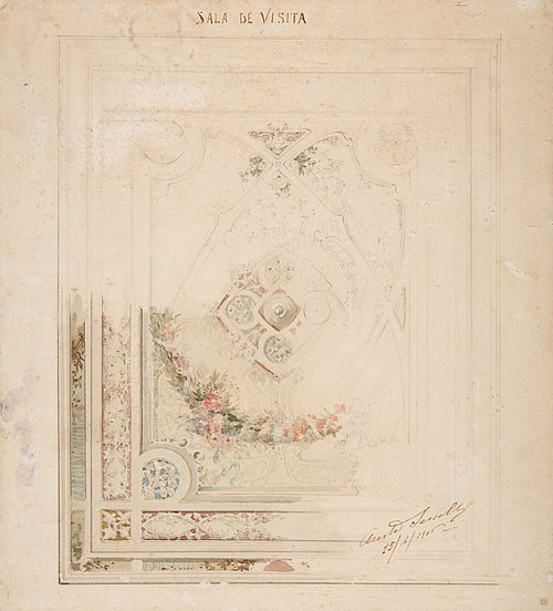 Sala de visita, 1906, Oreste Sercelli