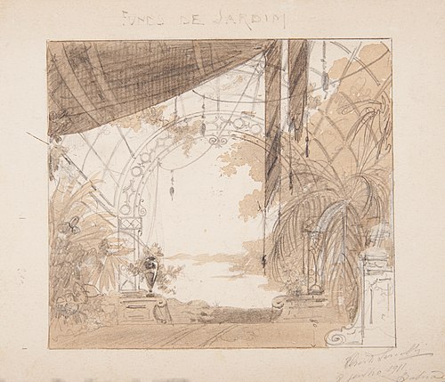 Theatro S. João Fundo de Jardim, 1911, Oreste Sercelli