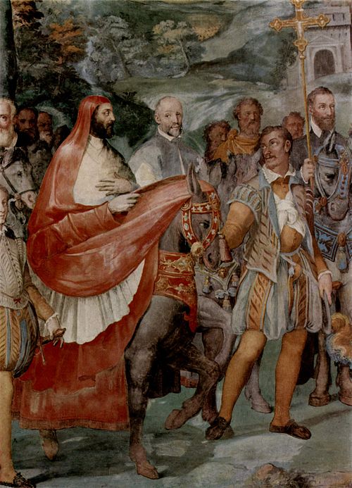 Alessandro Farnese à la réunion de Worms, 1563, Taddeo Zuccari