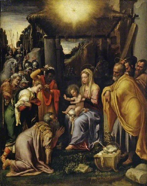 Adoration of the Kings, 1550, Taddeo Zuccari