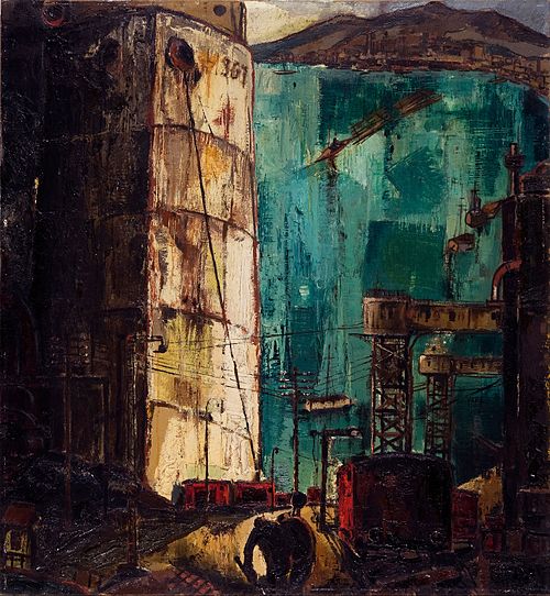 The Port (The Dock), 1933, Kārlis Padegs