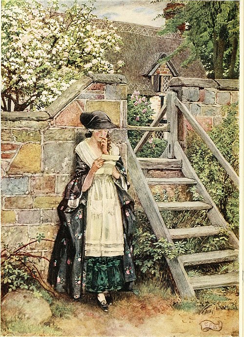 Woman reading, 1919, Eleanor Fortescue-Brickdale