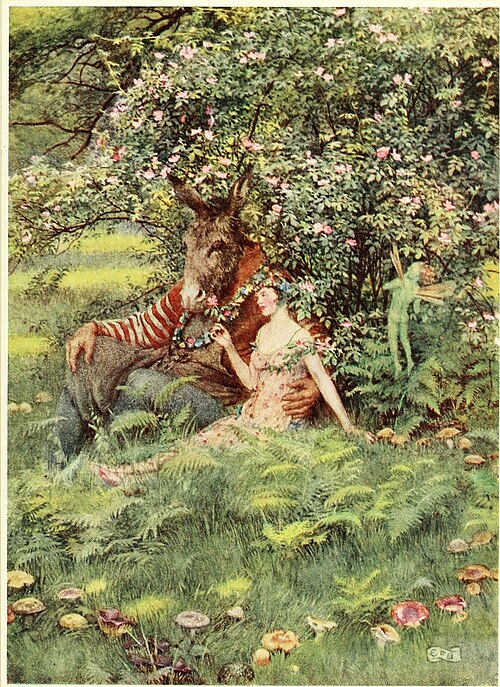 Bottom and Titania, 1919, Eleanor Fortescue-Brickdale