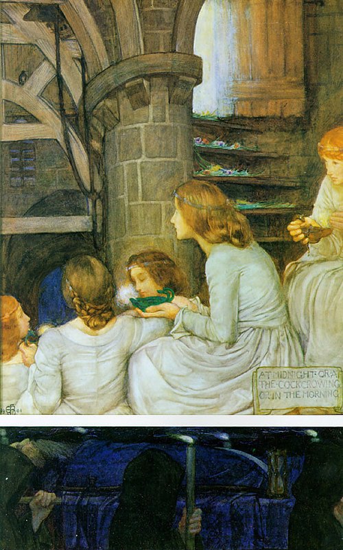 The Wise and Foolish Virgins, 1899, Eleanor Fortescue-Brickdale