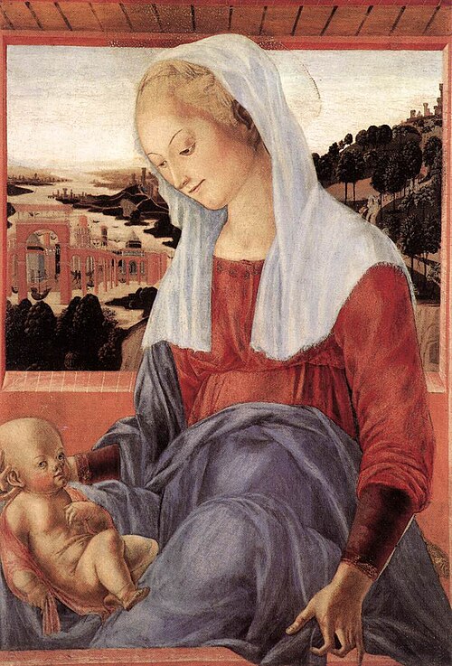 La Vierge et l'Enfant, 1472, Francesco di Giorgio Martini