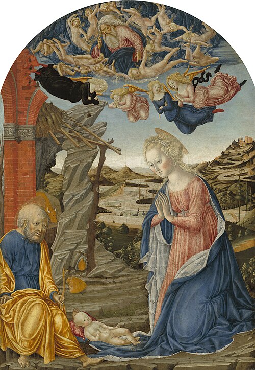 The Nativity, 1470, Francesco di Giorgio Martini